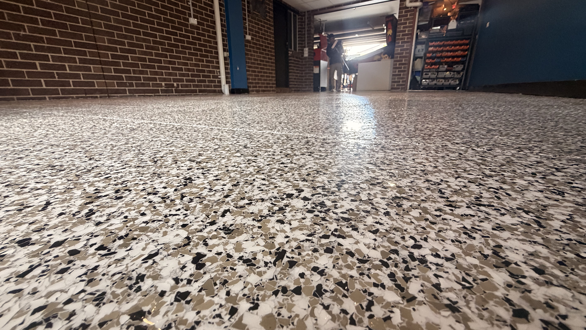 Epoxy flooring by Vinnie
